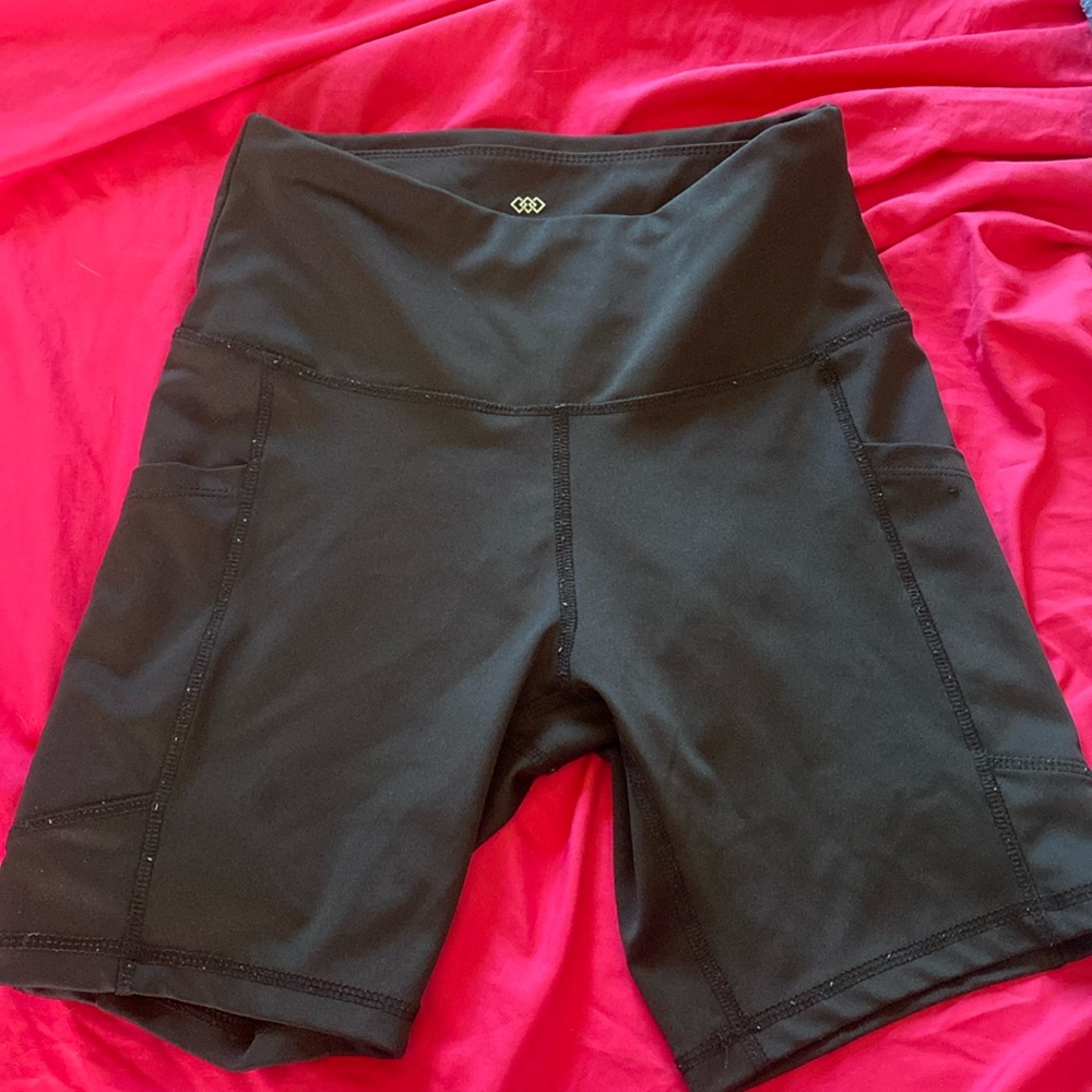 Biker Shorts, Black, Size Small, brand: LEG3ND , made in Europe. PHONE POCKETS